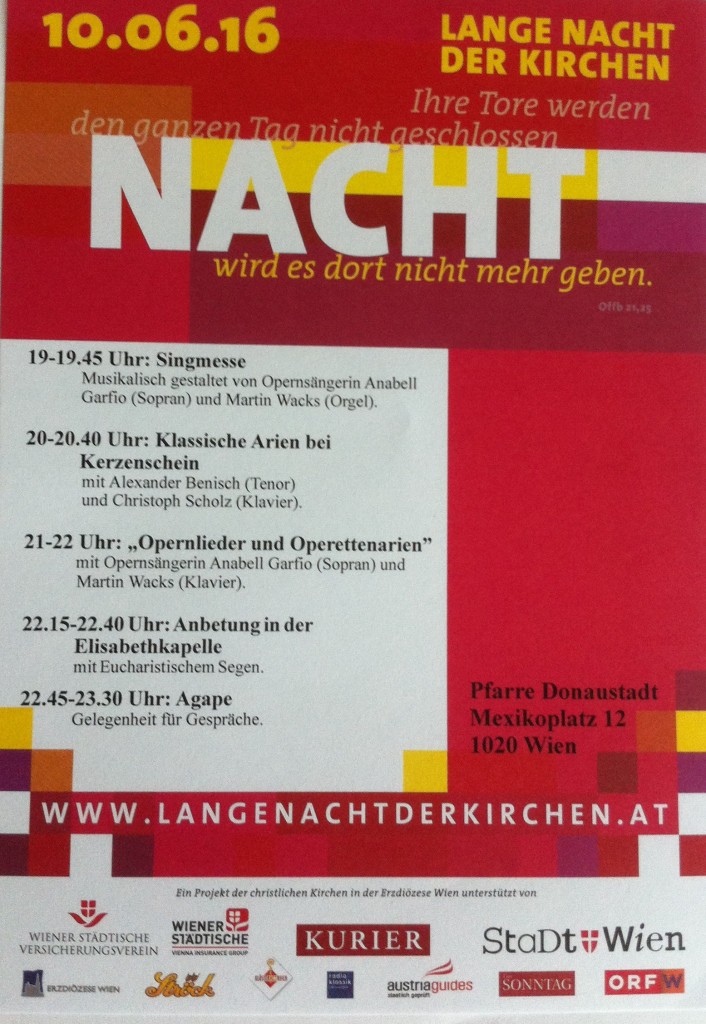 Lange Nacht der Kirchen 2016