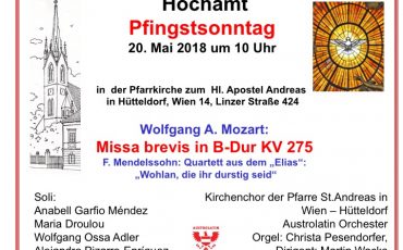Mozart am Pfingstsonntag