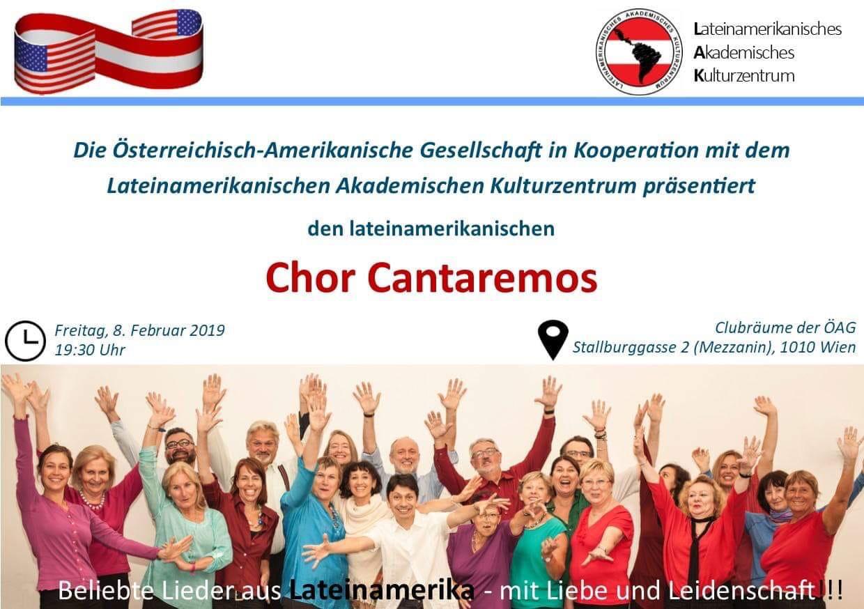 Cantaremos Konzert in der Österreichisch-Amerikanischen Gesellschaft in Wien