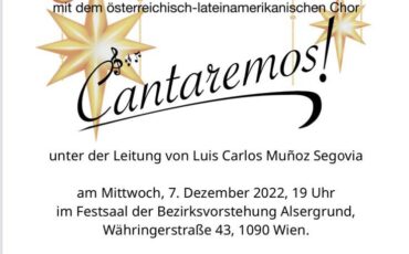 Chor Cantaremos: Weihnachtskonzert
