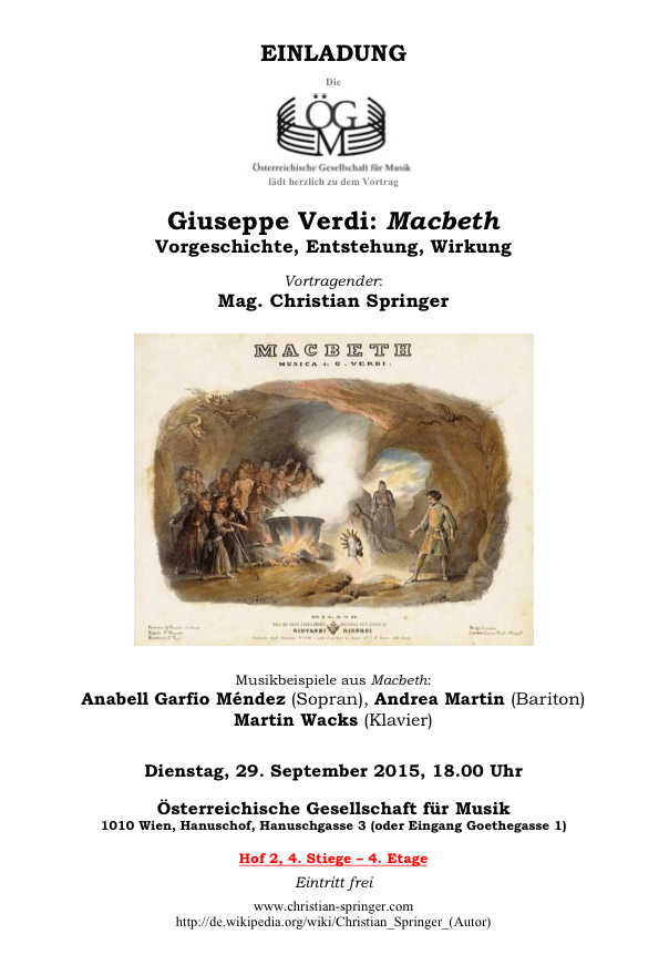 Springer Verdi Macbeth