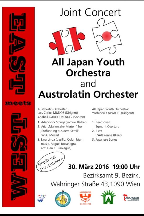 East meets West: Austrolatin Orchester meets All Japan Youth Orchestra