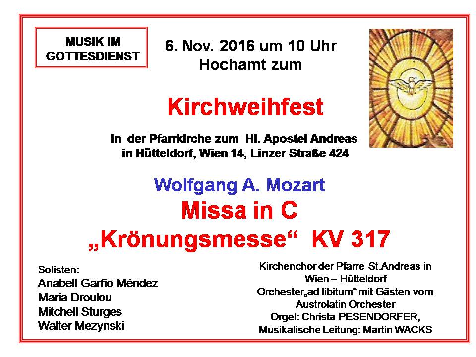 Missa Coronation Mozart