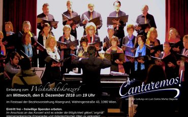 Cantaremos Weihnachtskonzert