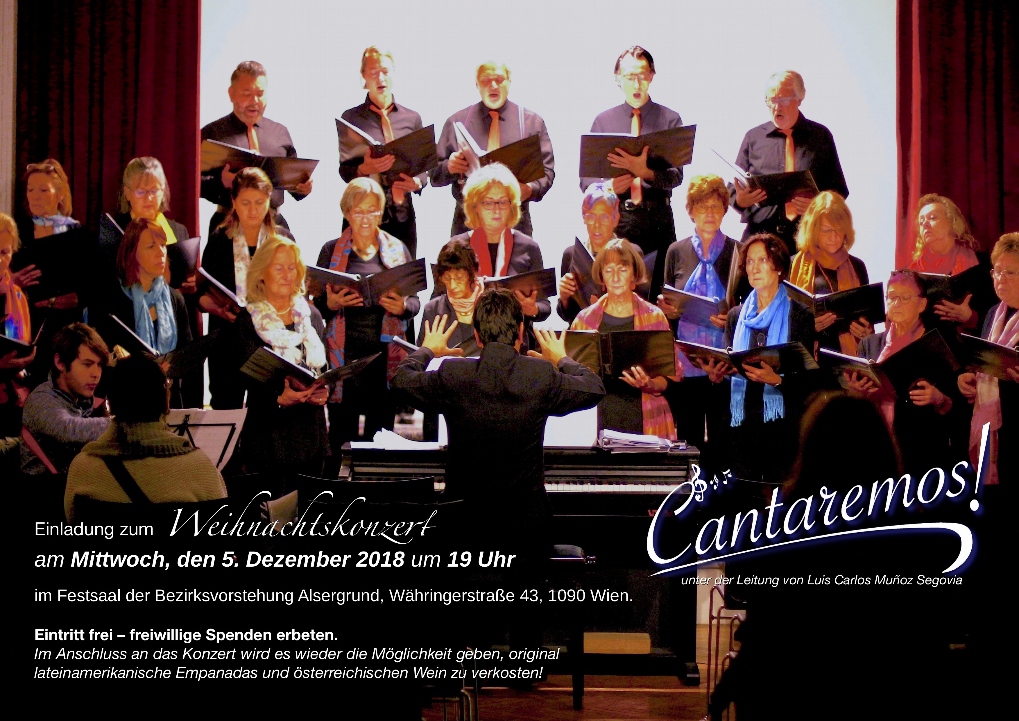 Cantaremos Weihnachtskonzert