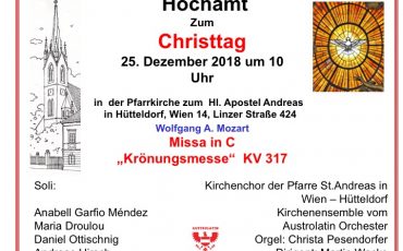 Mozart Krönungsmesse zu Weihnachten