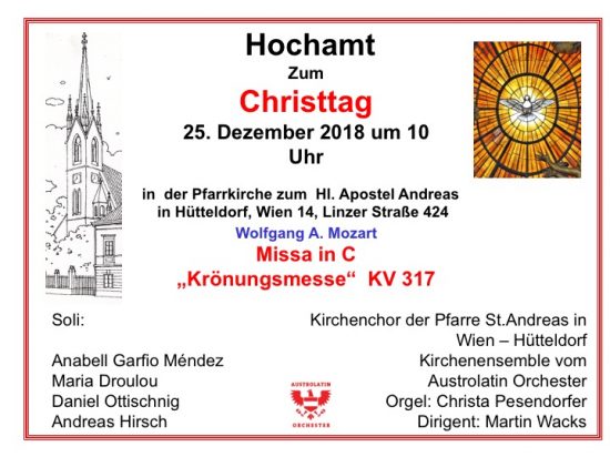 Mozart Krönungsmesse zu Weihnachten