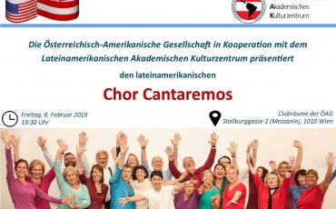 Cantaremos Konzert in der Österreichisch-Amerikanischen Gesellschaft in Wien