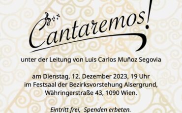 Cantaremos Weihnachtskonzert