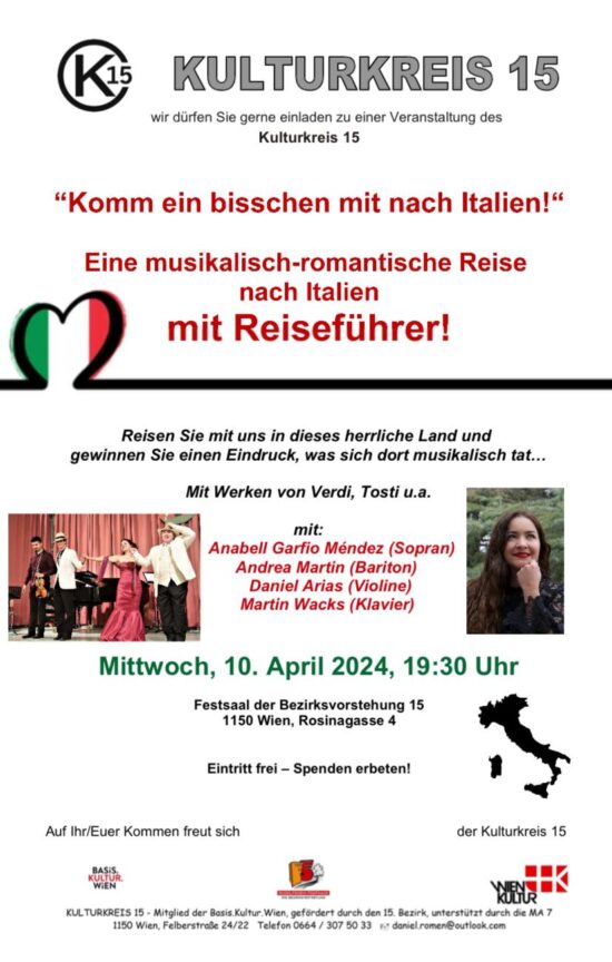 Komm ein bisschen mit nach Italien!