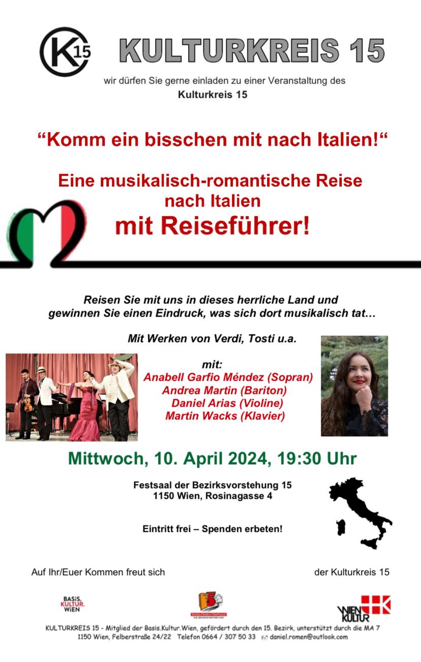 Komm ein bisschen mit nach Italien!