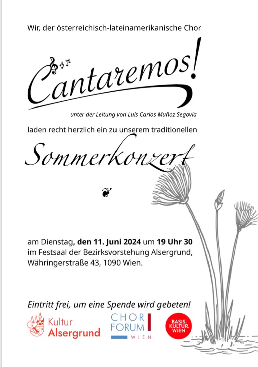 Cantaremos Sommerkonzert