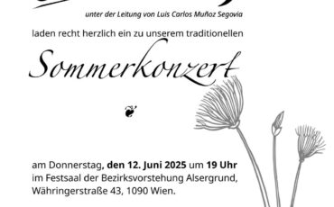Cantaremos Sommerkonzert 2025