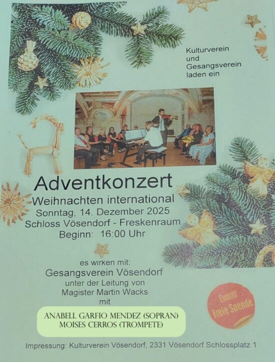 Adventkonzert Gesangsverein Vösendorf