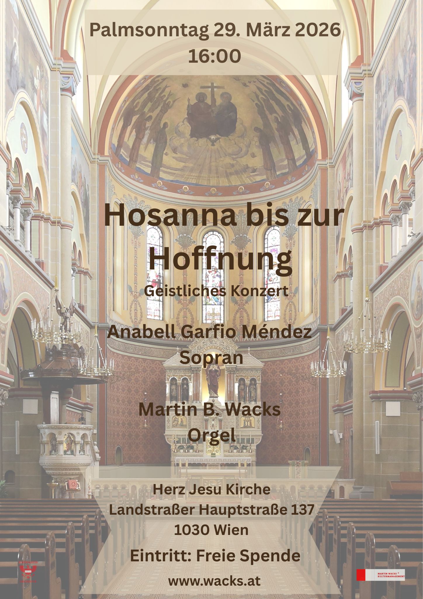 Hosanna bis zur Hoffnung